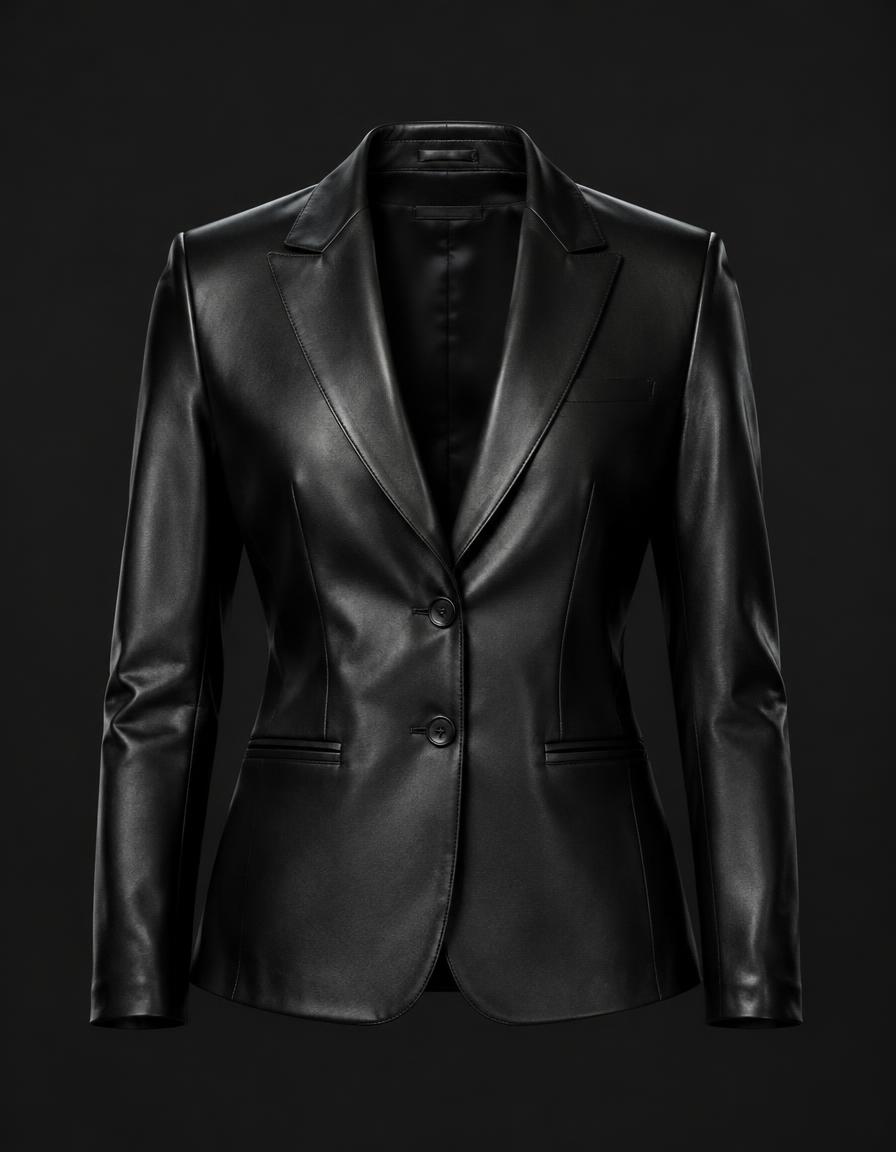City Leather Blazer